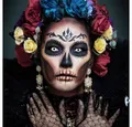 aricona Farblinsen Weiße Farbige Kontaktlinsen Halloween Zombie Kostüm Fasching Vampir, ohne Stärke, 2 Stück