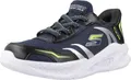 Skechers Sneakers 403848LNVBK in Navy Synthetic / Textile / Black & Lime Trim color size 36