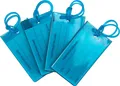4er-Pack Kofferanhänger | Flexibler Gepäckanhänger für Koffer, Taschen und Gep