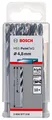 Bosch Professional 10 Stück HSS Spiralbohrer PointTeQ (für Metall, 4,8 x 52 x 86 mm, Zubehör Bohrschrauber)