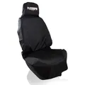 fixcape Pro Schonbezug Autositz vorne universal wasserdicht schwarz, Auto-Sitzbezug Vordersitze, Sitzschoner Auflage Schutz Fahrersitz