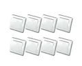 ChiliTec DELPHI 8er Set Wechsel-Schalter weiß 250V~/ 10A Unterputzschalter