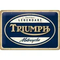 Triumph Motorrad Blechschild Nostalgie Schild 30 cm Neu