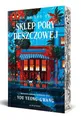 Sklep pory deszczowej: ilustrowane krawędzie biało-czarne