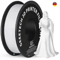 PLA Filament 1,75 mm 3D Drucker 1 kg Spool Weiß Vak