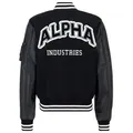 Alpha Industries Collegejacke PU College Jacket Light schwarz S (44/46)