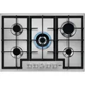 AEG HGB75400SM Slim Line Gaskochfeld, 75 cm, 5 Feuer, Edelstahl