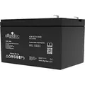 Offgridtec AGM 12Ah 20HR 12V Solarbatterie VRLA, Tiefzyklische AGM‑Speicher für Solar- & Hybridanlagen, 4,75mm/0,8mm Flachsteckanschlüsse, Niedrige Selbstentladung, Auslaufsicher, 3‑Jahres‑Garantie