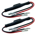 Lastwiderstand Led Blinker 12V 5W - 2 Widerstand Led Blinker Leistungswiderstand - 5 Watt 29 Ohm 12V - Blinkerwiderstand - sorgt für richtige Blinkfrequenz für Auto Motorrad Quad Anhänger - B548-1