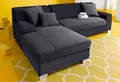 DOMO collection Ecksofa Turah incl. Zierkissen, moderne Steppung, auch in Leder, mit Bettfunktion, Schlafsofa, B/T: 239/152 cm, Unser Dauertiefpreis