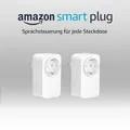 2x Amazon Smart Plug WLAN-Steckdose funktioniert mit Alexa - Weiß Programmierbar