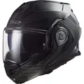 LS2 Klapphelm FF901 Advant X Carbon L Schwarz - Schwarz