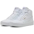 PUMA CARINA 3.0 MID Sneaker knöchelhoher Schnitt, Schnürung, nicht herausnehmbare Innensohle weiß 42 EU