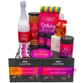 Hallingers Happy birthday pink Gourmet Geschenk-Set edle Box als Geschenkkorb zu