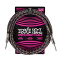 Ernie Ball Geflochtenes Instrumentenkabel, gerade/gerade, 3 m, Violette Python (P06427)