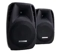 Paar Mobile DJ PA Lautsprecher Box Set 15'' (38cm) DJ Bühne Monitor Trolley 700w