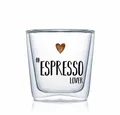 PPD Espressotasse Espresso Lover Doppelwandig 80 ml, Borosilikatglas