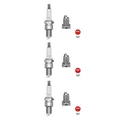 3x NGK 4228 Zündkerze für Toyota Corolla E8 Honda Civic I SF Daihatsu Cuore IV