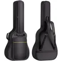 CAHAYA Gitarrentasche Gig Bag 8 mm gepolstert wasserdicht Mit Notenstativtasche für 40 41 Zoll Gitarre Tasche Gitarrenhülle für Akustikgitarren CY0177