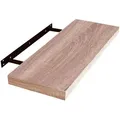 EUGAD Wandregal, 1-tlg., Holz Board Modern in verschiedenen Farben Größen beige 80 cm x 3.8 cm x 23 cm