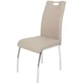 Stuhl  Tibo , creme , Maße (cm): B: 43 H: 98 T: 61.0