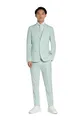 OppoSuits Teen Jungen Magie Mint solide Farbe Anzug - Prom und Hochzeit Party-Outfit - einschließlich Blazer, Hosen und Krawatte - Mintgrün