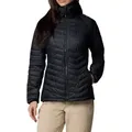 Columbia Damen-Hybrid-Steppjacke mit Kapuze Powder Pass? II 2126122 - Schwarz - XS