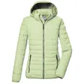 G.I.G.A. DX by killtec Steppjacke GS 63 WMN QLTD JCKT_Uyaka Steppjacke: wasser- und windabweisend, atmungsaktiv, abzippbare Kapuze grün 42 EU