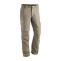 Maier Sports Tajo 2, Herren Wanderhose, Wasserabweisende Outdoorhose für Trekking und Hiking, Praktische Zipp-off-Funktion, PFC-frei, mSTRETCH pro 4 & Dryprotec, Braun, 30 (W44/L32)