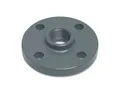 Profec Gewindefitting Gewindeflansch PVC-U DIN Flansch x Innengewinde 10 - 16 bar Grau, DN15 x 1/2 Zoll - LK 65 mit 4 x Ø 14 mm (PN10/16)