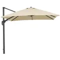 SCHNEIDER Rhodos Twist Ampelschirm, natur, 300 x 300 cm, quadratisch