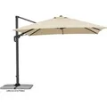 Schneider Ampelschirm Rhodos Twist 300 cm x 300 cm Natur mit Kurbelmechanik