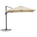 Schneider Schirme Ampelschirm Rhodos Twist Model Polyester Beige Natur 300 x cm