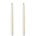 Uyuni LED Tafelkerze 25cm Ivory 2 Stück