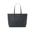 Lacoste NF4823AA Einkaufstasche für Damen, Noir Farine