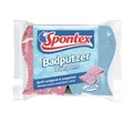 Mapa GmbH Spontex Badputzer Schwamm, Badschwamm geeignet für alle Flächen im Bad, 1 Packung = 2 Stück, farbig sortiert 19321009
