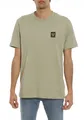 BELSTAFF T-Shirt Retro England 1924 Patch Cotton Regular Cut Tee Echo Grün L