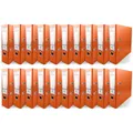 Netuno 20x Aktenordner DIN A4 Orange Ekobox 2-Ring-Mechanik 8cm Kunststoff Büroordner Ringmappe PP farbig breit