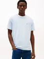 Tommy Hilfiger T-Shirt ESSENTIAL REGULAR FIT SOLID mit Stickerei unifarben, casual, Baumwolle, Rundhals