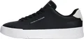 Tommy Hilfiger Herren Court Sneaker Detail Essential aus Leder, Blau (Navy Blue), 45