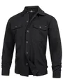 Indicode Herren INNello Langarmhemd mit Kentkragen | Übergangsjacke Herrenhemd Freizeithemd Black, XXL