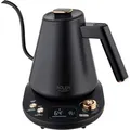 Adler AD 1349 Wasserkocher 1 L mit langem Ausguss mit Temperatureinstellung - Schwarz