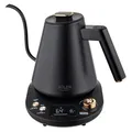 Adler Wasserkocher AD 1349, 1 l, 900,00 W, mit langem Ausguss, Schwarz-Gold