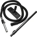 vhbw 3-tlg. Zubehör-Set kompatibel mit Electrolux D740, D748, D768, D750, D775, D770, D790, D780 Staubsauger - Bodendüse, Teleskop-Rohr, Schlauch