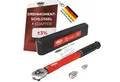 FAMEX Drehmomentschlüssel 10878-2A Drehmomentschlüssel 1/4 Zoll, 5-30 Nm (auf ±3% kalibriert, vor Auslieferung zusätzlich geprüft), mit Kalibrierschein, Fahrrad, Adapter