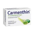 Carmenthin bei Verdauungsstörungen | 42 Weichkapseln | pflanzliches Arzneimittel bei Blähungen, Völlegefühl & Schmerzen | mit Pfefferminzöl & Kümmelöl | beruhigt den gereizten Magen-Darm-Trakt