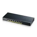 ZyXEL GS1900-8HP V3 8-Port GbE L2 PoE Smart Switch, 802.3at lüfterlos PoE+ 70W