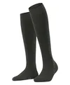 FALKE Damen Kniestrümpfe Softmerino W Kh Wolle Baumwolle lang einfarbig 1 Paar, Grün Military 7826, 39-40