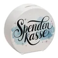 Spendenkasse Aquarell-Illustration Spardose - im modernen Stil mit eleganter Aquarell-Illustration und geschwungener Schriftart für stilvolle Spenden