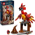 LEGO Harry Potter Falke: Dumbledores Phönix-Spielzeug, Sprechender Hut, Fawkes 